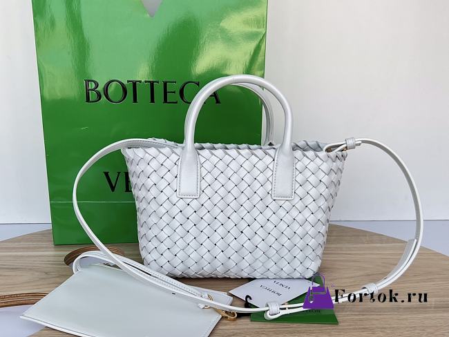 Bottega Veneta Mini Cabat White Bag 709464 Bag 20x15x12cm - 1