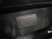 Dior Lady Black Calfskin Leather Bag 24x18x10cm - 6