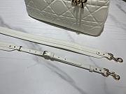 Dior Lady White Calfskin Leather Bag 24x18x10cm - 4
