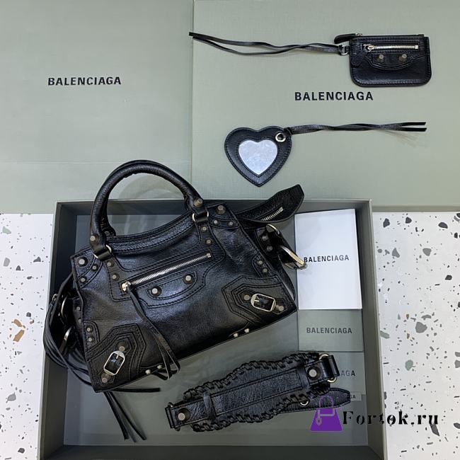 Balenciaga Neo Cagole Bag in Black 26x13x18cm - 1
