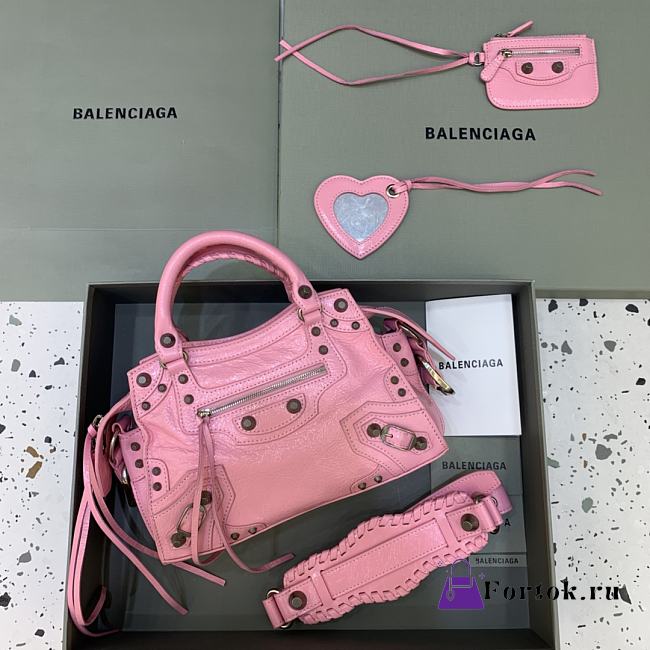 Balenciaga Neo Cagole Bag in Rosa Gold 26x13x18cm - 1
