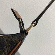 Celine Ava Bag In Triomphe Canvas and Calfskin Tan 24.5x18x7.5cm - 4