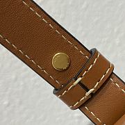 Celine Ava Bag In Triomphe Canvas and Calfskin Tan 24.5x18x7.5cm - 2
