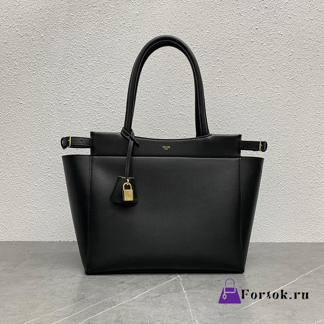 Celine Cabas Bourgeois Bag in Black 31×15×29cm - 1