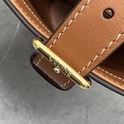 Celine Bucket Triomphe In Natural Calfskin Tan 25×22×14cm - 5