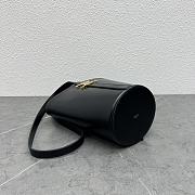 Celine Bucket Triomphe In Natural Calfskin Black 25×22×14cm - 2