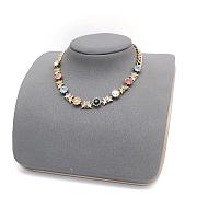 Gucci GG Fashion Color Diamond Necklace - 5