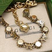 Gucci GG Fashion Color Diamond Necklace - 3