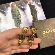 Gucci Crystal Strawberry Earrings  - 5