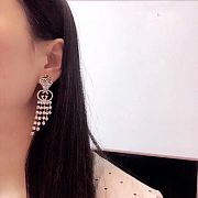 Gucci Crystal Strawberry Earrings  - 2
