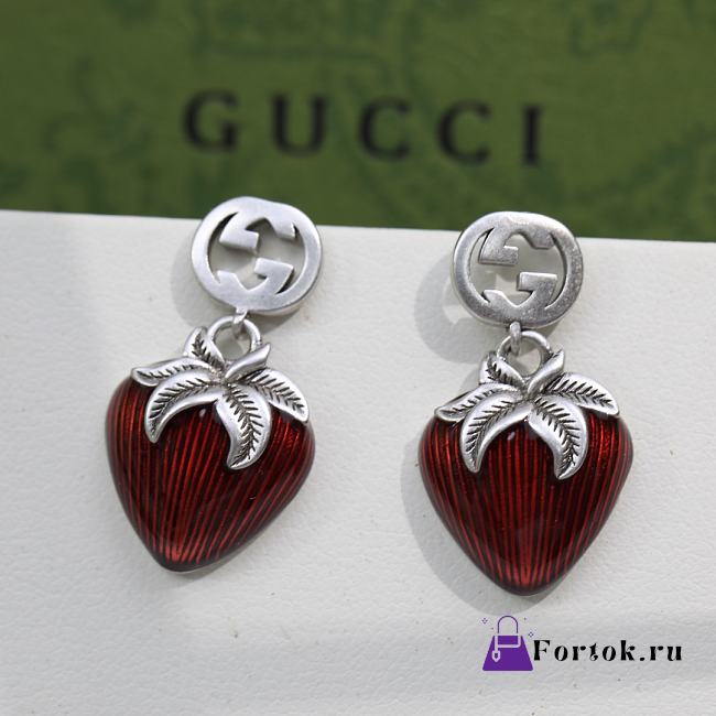 Gucci Strawberry Earrings No.2 - 1