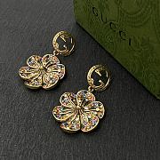 Gucci Gujia Double G Explosive Plum Blossom Earrings - 2