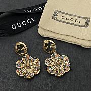 Gucci Gujia Double G Explosive Plum Blossom Earrings - 4