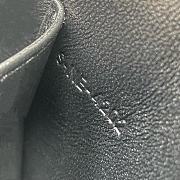 Celine Belt Bag Triomphe Belt In Shiny Calfskin Black 11x8x4cm - 5