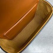 Celine Belt Bag Triomphe Belt In Triomphe Canvas and Calfskin Tan 11x8x4cm - 5