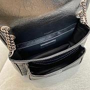 Saint Laurent Niki Silver Chain Bag 22x16x7cm - 4