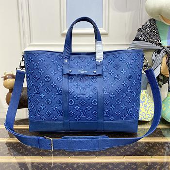 Louis Vuitton Tote Journey Bag in Blue M21371 60x37x15.5cm