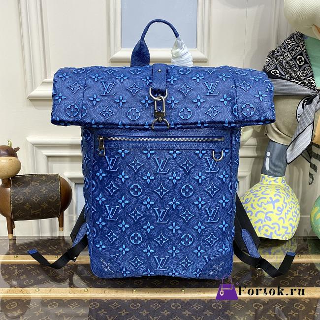 Louis Vuitton Monogram Unisex Street Style Backpack in Blue M21359 29x42x15cm - 1