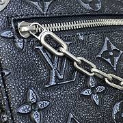 Louis Vuitton Mini Soft Trunk Handbag in Black 21368 18.5x13x8cm - 6