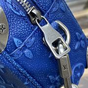 Louis Vuitton Mini Soft Trunk Handbag in Blue 21368 18.5x13x8cm - 6