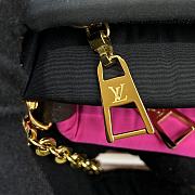 Louis Vuitton Maxi Multi Pochette Accessoires Handbag in Pink/Black M58980 24x13.5x4cm - 4