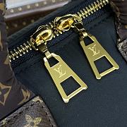 Louis Vuitton Speedy Bandoulière 25 Handbag in Black M59008 25x19x15cm - 5