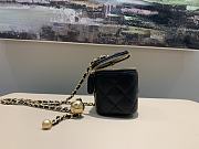 Chanel Small Classic Box On Chain Lambskin Black 8.5x11x7cm - 2