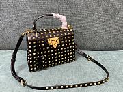 Valentino Garavani Small Rockstud Alcove Leather Bag 22x17x9cm - 1