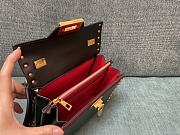Valentino Garavani Small Rockstud Alcove Top-Handle Bag in Black 22x17x9cm - 4