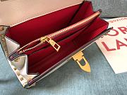 Valentino Garavani Small Rockstud Alcove Top-Handle Bag in White 22x17x9cm - 6
