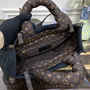 Louis Vuitton Onthego Econyl Monogram Canvas Bag in Black 41x34x19cm - 4