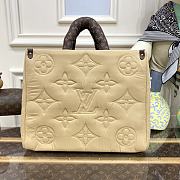 Louis Vuitton Onthego Econyl Monogram Canvas Bag in Beige 41x34x19cm - 1
