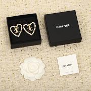 Chanel 23C Love Stud Earrings - 1