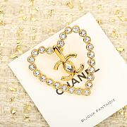Chanel 23C Love Stud Earrings - 2