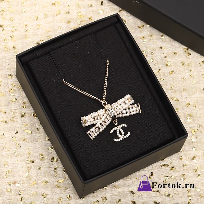 Chanel Bowknot Necklace - 1
