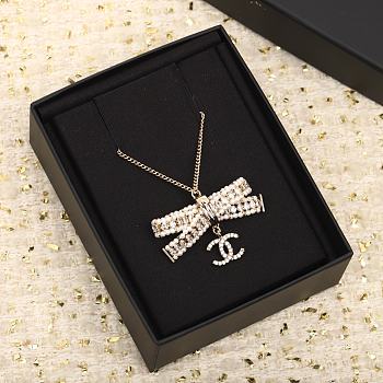 Chanel Bowknot Necklace