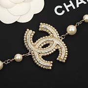 Chanel Double C Pearl Necklace - 4