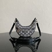 Louis Vuitton Loop Bag in Black Denim M1150 24×8×22cm - 1