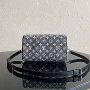 Louis Vuitton Speedy Bandoulière 25 Bag in Black Denim 25x19x15 cm - 3