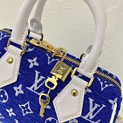 Louis Vuitton Speedy Bandoulière 20 Bag in Blue 20×12×13cm - 3