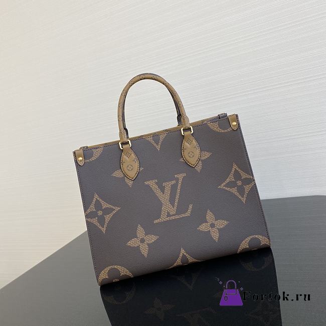 Louis Vuitton Onthego Monogram Reverse Brown Bag 26×34×12cm - 1