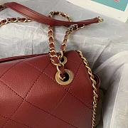 Chanel Wallet On Chain In Red 28x20x12cm - 2