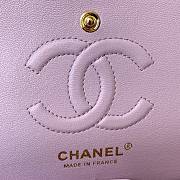 Chanel Lambskin Quilted Rectangular Flap Bag in Pink with Gold Hardware 23cm - 2