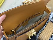 MCM SS Millie Visetos Bag in Brown 13x20x5cm - 5