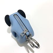 Loewe Leather Elephant Charm in Blue 9x8x5cm - 5