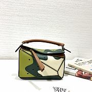 Loewe Mini Puzzle Kiwi Fruit Pattern Bag 18x11x7.5cm - 1