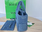 Bottega Veneta Arco Denim Tote Bag 25x16x8cm - 5