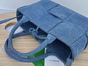 Bottega Veneta Arco Denim Tote Bag 25x16x8cm - 4