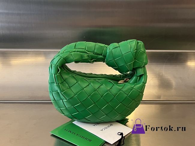 Bottega Veneta Green Candy Jodie Bag 16x17x6.5cm - 1