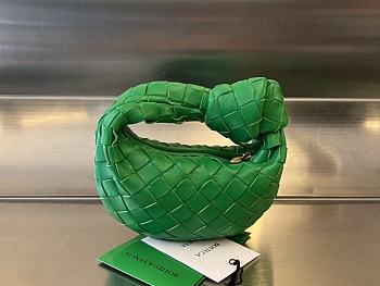 Bottega Veneta Green Candy Jodie Bag 16x17x6.5cm